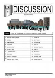 speaking-city life and country life