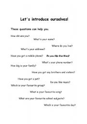 English Worksheet: Personal Information - Identity Cards