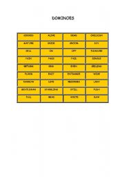 English worksheet: OPPOSITES DOMINOES