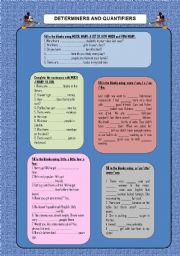 English Worksheet: Determiners and quantifiers
