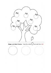 English worksheet: tree