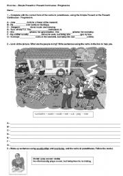 English Worksheet: There is-are / Prepositions of Place - Exercise