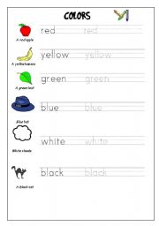 colors - ESL worksheet by lima5545