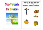 English Worksheet: 4 Seasons Book