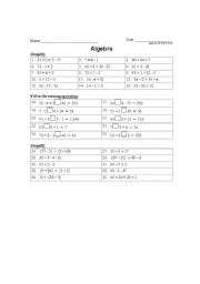 English worksheet: Occupational Math III