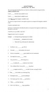 English worksheet: ARTICLES 