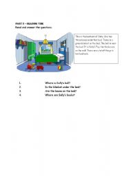 English worksheet: where is the toys