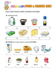 FOOD and DRINKS quiz