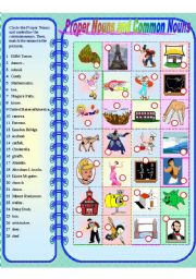 Proper Nouns and Common Nouns **fully editable