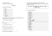 English Worksheet: exercises adjectives