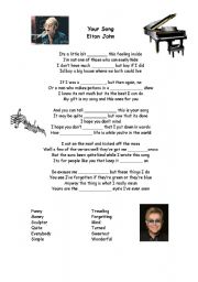 20 Elton John English ESL worksheets pdf & doc