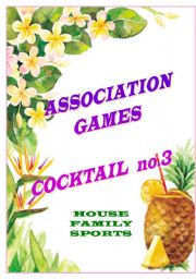 English Worksheet: association games cocktail no.3
