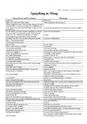 Tex Avery Cartoon - Symphony in Slang - ESL worksheet by dennypackard