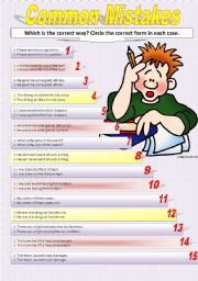 Common Mistakes in English - Advanced