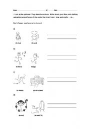 English Worksheet: Express your LIKES AND DISLIKES