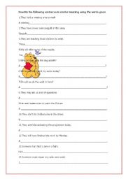 English Worksheet: mixed structures - tenses-If clauses-causative-pasive voice