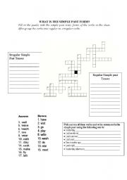 English Worksheet: puzzle