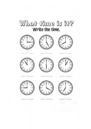 what time is it?