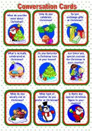 CONVERSATION CARDS: CHRISTMAS