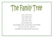 English Worksheet: The Family Tree