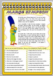 MARGE SIMPSON: HER PROFILE