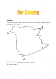 English Worksheet: Country and Culture