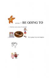 English worksheet: Be going to Exercises