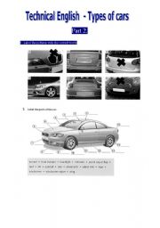 Technical English Parts of a car 1/3