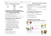 English Worksheet: Present simple and present continuous