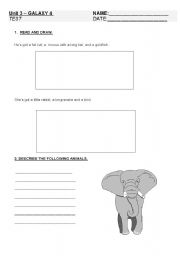 English Worksheet: review 4th primary