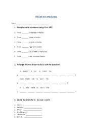 English worksheet: P4 end of Term Quick Exam.....