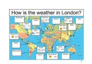 English Worksheet: Weather Information Gap