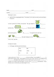 English worksheet: Test