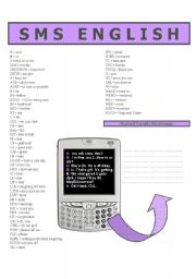 English Worksheet: Texting in English