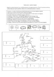Read A Weather Forecast Worksheet