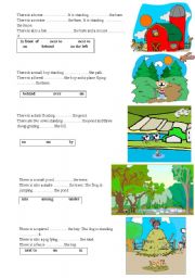 English Worksheet: prepositions