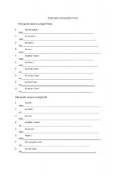 English worksheet: EXERCISES ON PASSIVE VOICE
