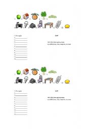 English Worksheet: a/an