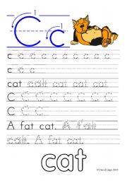 Letter Formation Worksheets and reuploaded Learning Letters Cc and Dd: 8 worksheets