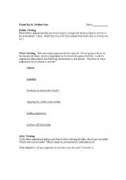 English worksheet: Planet Earth:  Shallow Seas