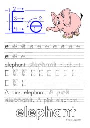 Letter Formation Worksheets and reuploaded Learning Letters Ee and Ff: 8 worksheets