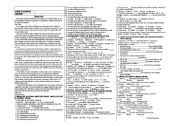 English Worksheet: exam for 11th grades with answer key.