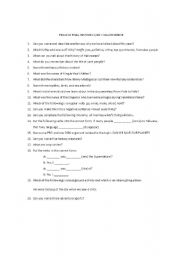 English worksheet: revision Quiz questions
