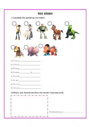 English Worksheet: Toys from the movie Toy Story