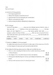 English worksheet: Avian Influenza Skills-Check