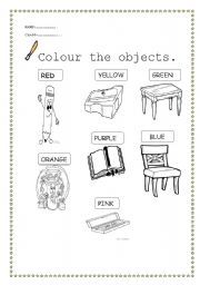 62 Classroom Objects Coloring Pages Pdf  Latest HD