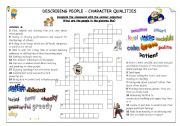 Describing people - character