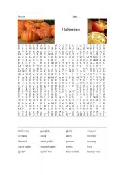 English worksheet: Halloween