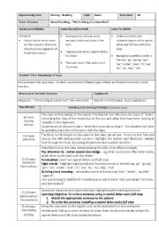 Lesson Plan and Worksheet - 