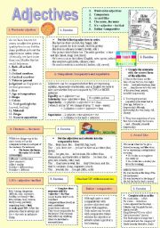 English Worksheet: Adjectives for advanced students